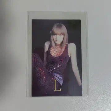 BLACK PINK 리사 LALISA 초회반 레어 트레이딩 카드