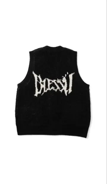BLEES U shaggy knit vest