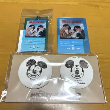 [미사용 새상품] King & Prince 미키 프렌즈 콜라보 굿즈