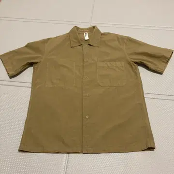 MHL. 반팔 셔츠 M 카키 포켓 부착