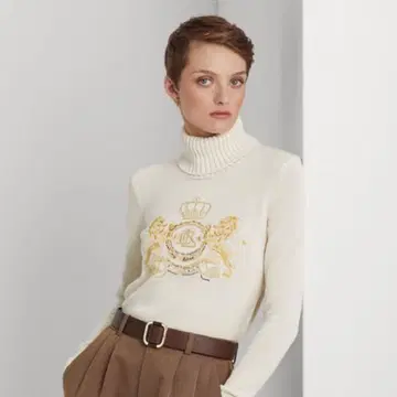 LAUREN RALPH LAUREN 터틀넥 인터샤 니트