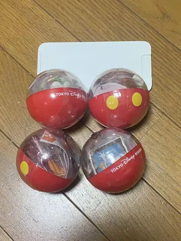 디즈니랜드, 디즈니시, 캡슐 토이, 파크 푸드 4종 세트