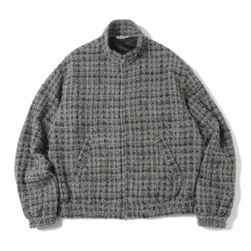 AURALEE 23AW HOMESPUN TWEED ZIP BLOUSON