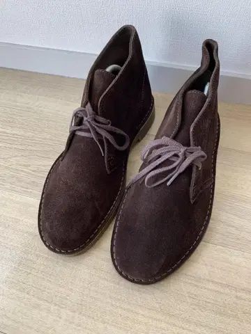 Clarks 클락스 부츠 스웨이드 브라운 US8M 26cm 상당