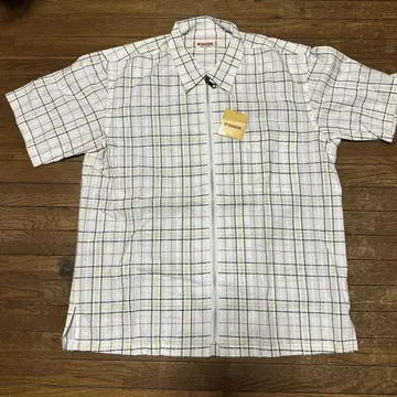 MCGREGOR 맥레거 체크 무늬 반팔 셔츠 M