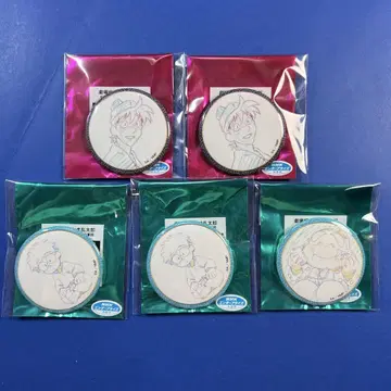 닌타마 회고의 단 체험전 캔뱃지 원화 도이 한스케 란타로 신베 한정판