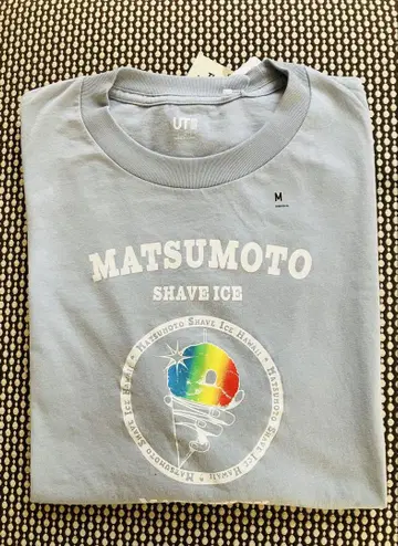 HAWAII UNIQLO MATSUMOTO 쉐이브 아이스 티셔츠 남성용
