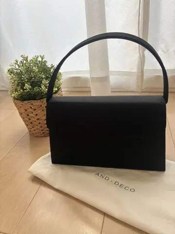 AND DECO 블랙 포멀 백