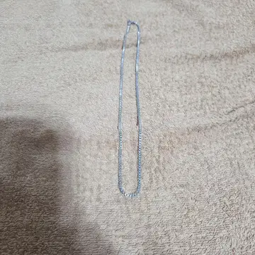 실버 체인 목걸이