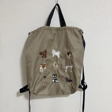 개 자수 니론 백팩   렙백