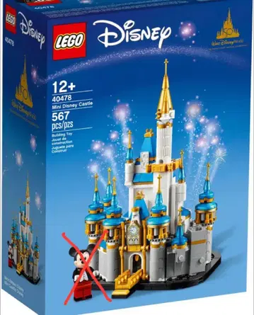 레고 LEGO 디즈니 미니 캐슬 40478 [미니 피규어 없음]