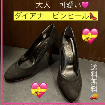 다이애나 블랙 펌프스 레드 솔 DIANA 어른스러운 귀여움