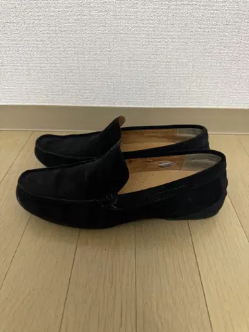 REGAL 블랙 스웨이드 로퍼
