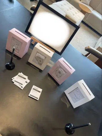 결혼식 드레스 맞추기 퀴즈 투표함 세트