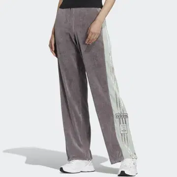 adidas 아디다스 아디브레이크 벨로아 와이드 레그 트랙 팬츠