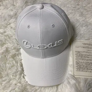 미사용 새상품 Lexus 리사이클 폴리에스테르 캡 화이트