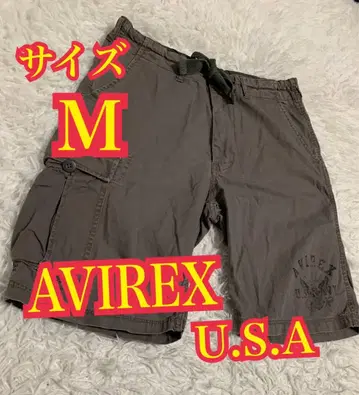 AVIREX 밀리터리 원사이드 카고 쇼트 팬츠 M