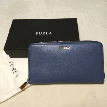 FURLA 훌라 장지갑 블루 새상품 미사용품 주말 세일