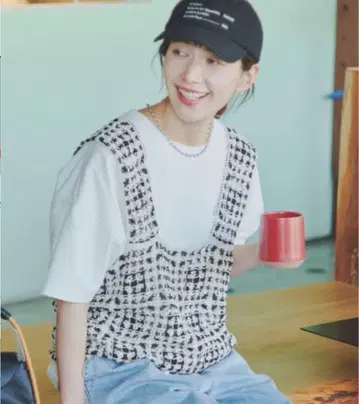 studio CLIP 크로셰 레이스 뷔스티에