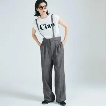 코카 스트라이프 패턴 2웨이 살로페트 L