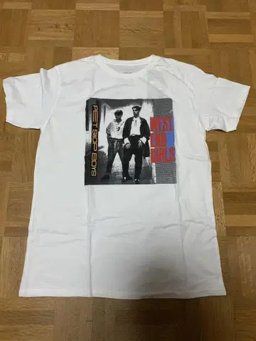 PET SHOP BOYS 그래픽 T셔츠 화이트