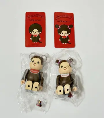 Be@rbrick 베어브릭 50주년 몬치치 앞뒤 세트