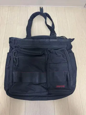 브리핑 블랙 토트백