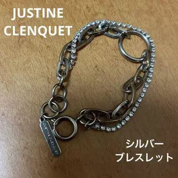 JUSTINE CLENQUET 실버 팔찌