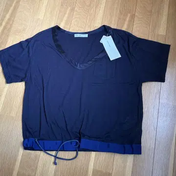 sacai luck 사카이 택 포함 포켓 부착 린넨 혼방 풀오버