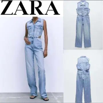 [새상품급] ZARA 자라 점프수트 올인원 데님