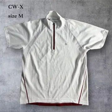 CW-X 씨더블유엑스 반팔 하프 지퍼 셔츠 스포츠