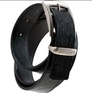 KENFORD EMBOSSED LEATHER BELT PAISLEY