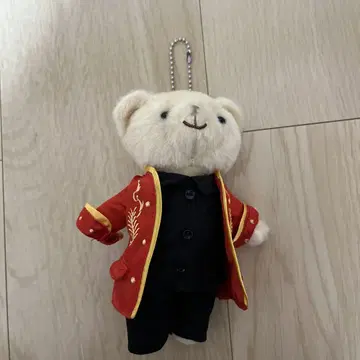 모차르트 곰 인형 빨간 옷