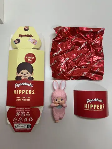 히퍼스 Monchhichi HIPPERS Monchhichi 치무탄 핑크