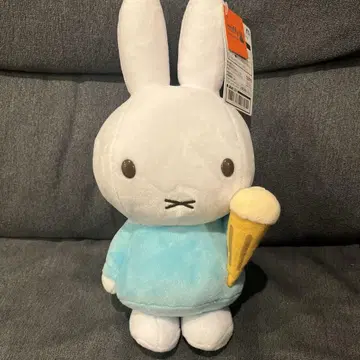 미피 봉제 인형 스카이블루 아이스크림 포함