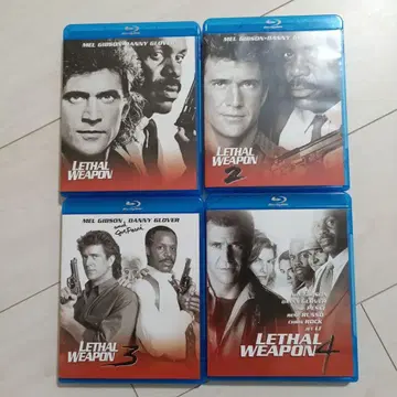 Lethal Weapon 1-4 Blu-ray 세트 리썰 웨폰