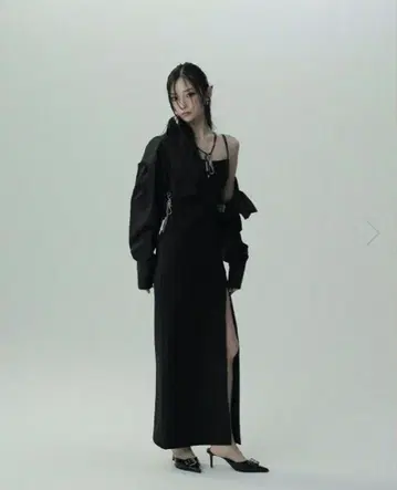 melt the lady knot strap dress 롱 원피스