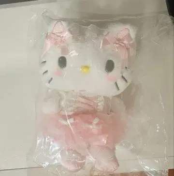 산리오 백색 고양이 발레리나 디자인 시리즈 키링 마스코트 헬로 키티