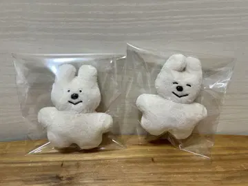 haruchan 봉제 인형 마스코트 토끼 토끼 (싱긋) 세트