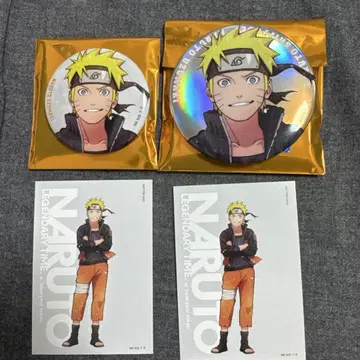NARUTO 우즈마키 나루토 베이스야드 캔뱃지 빅 캔뱃지 특전 세트