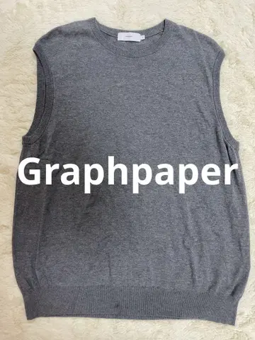 Graphpaper 그레이 슬리브리스 스웨터 사이즈 2 베스트