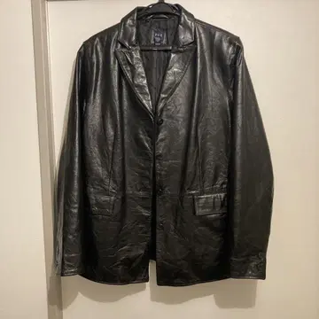 GAP00s 가죽 테일러드 재킷