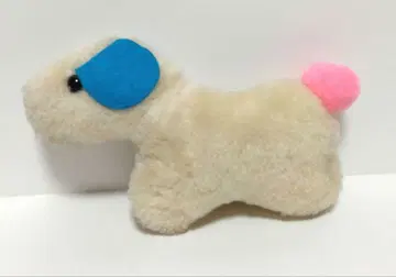 강아지 봉제 인형 쇼와 레트로 마스코트 애니멀 동물