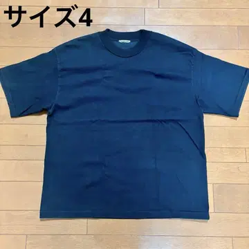 AURALEE STAND UP TEE 사이즈 4 블랙
