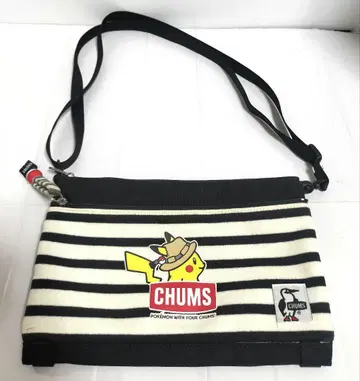 CHUMS 츄 피카추 포켓몬 한정판 사코슈 숄더백