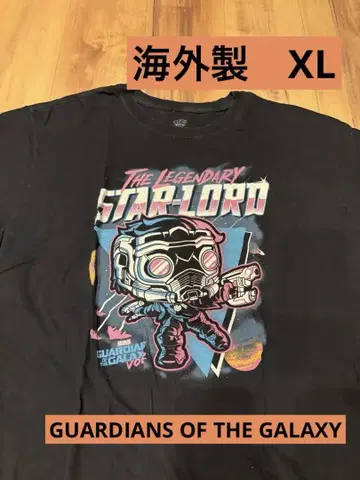 GUARDIANS OF THE GALAXY 티셔츠 XL MARVEL 블랙