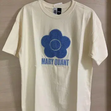 MARY QUANT 플라워 로고 반팔 티셔츠