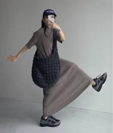데일리 슈퍼 스트레치 플리츠 원피스 [반소매]