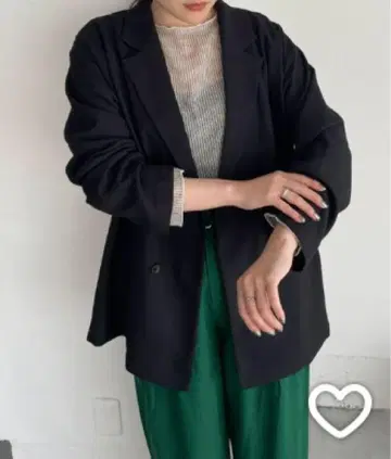 로리즈팜 바스켓 루즈핏 자켓 긴팔