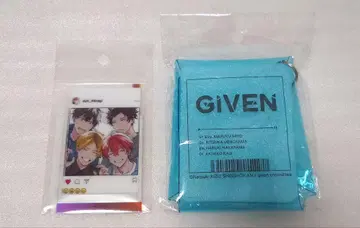 Given 카라비나 포함 투명 파우치 투명 시트 세트 Given 전시회